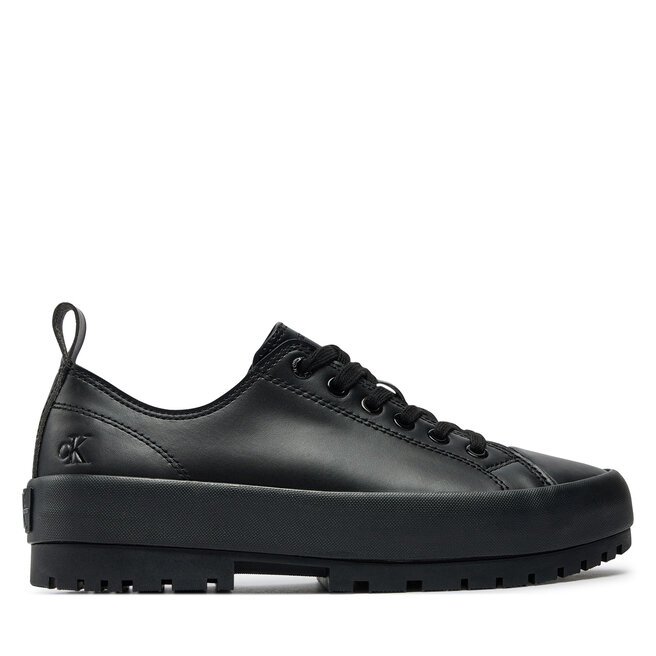 Sneakersy Calvin Klein Jeans Lugged Hybrid Laceup Mg Mtl - Czarny