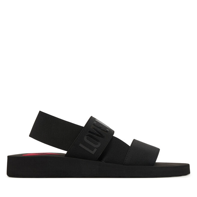 Sandały LOVE MOSCHINO JA16033G0OJN7000 Czarny - kobiece