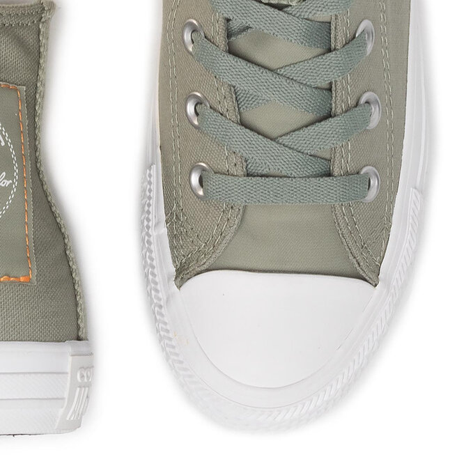 Sneakers Converse Ctas Hi 165052C Jade Stone Orange Rind White