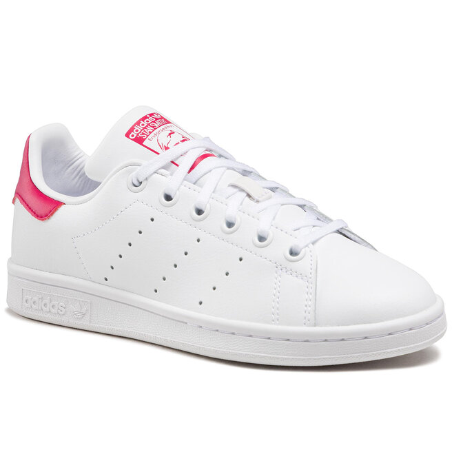 Взуття adidas Stan Smith J B32703 Ftwwht/Ftwwht/Bopink • Eobuv.com.ua