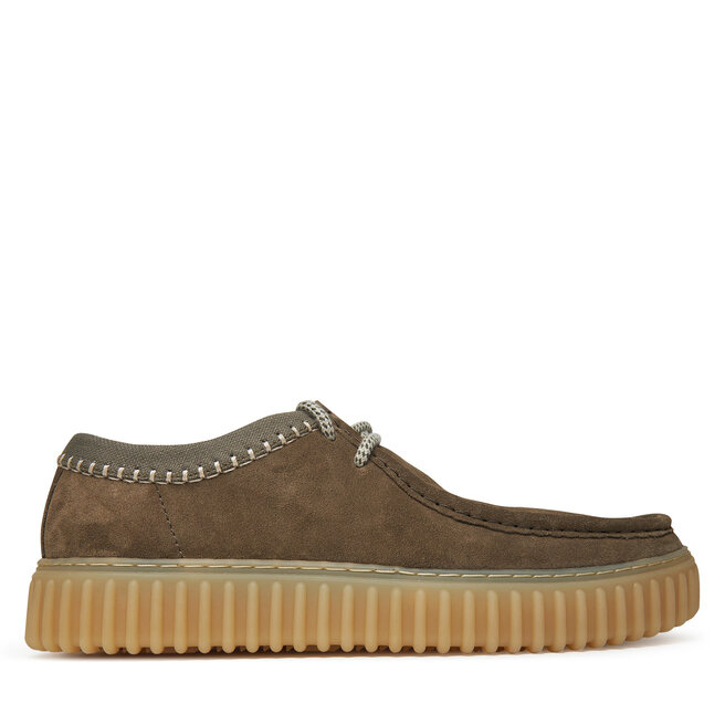 Półbuty Clarks Torhill Low - Zielony