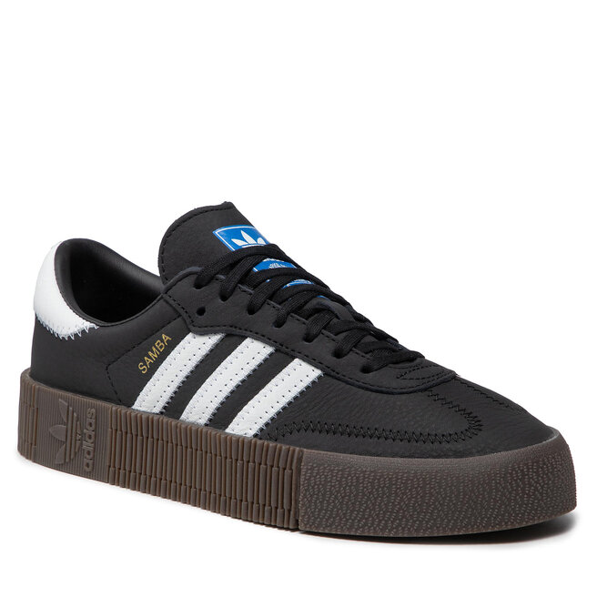 Scarpe adidas Sambarose W B28156 Cblack Ftwwht Gum5 escarpe