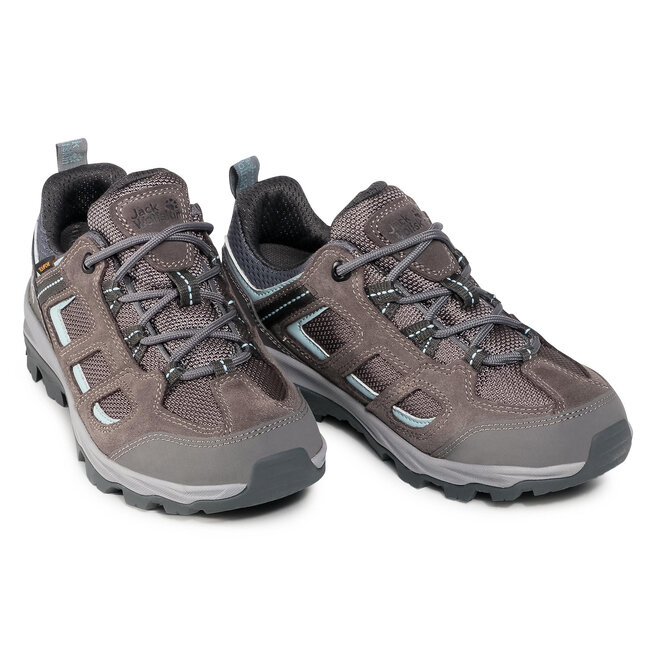 Jack Wolfskin Туристически Jack Wolfskin Vojo 3 Texapore Low W 4042451 Tarmac Grey/Light Blue