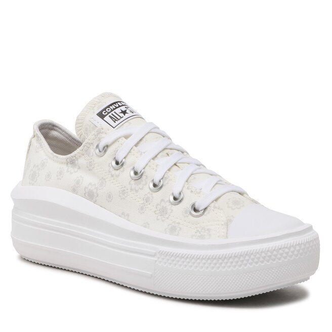 Teniși Converse Ctas Move Ox A00841C White/Mouse/White A00841C imagine noua gjx.ro