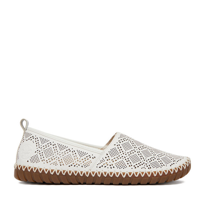 Półbuty Rieker CEO-M2851-80 Biały - kobiece