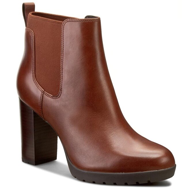 Clarks Elipsa Dee 261205054 Dark Tan Leather obuvki.bg