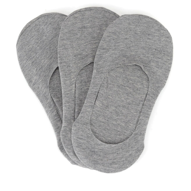 Skarpety stopki damskie JENNY - (3-PACK) Szary