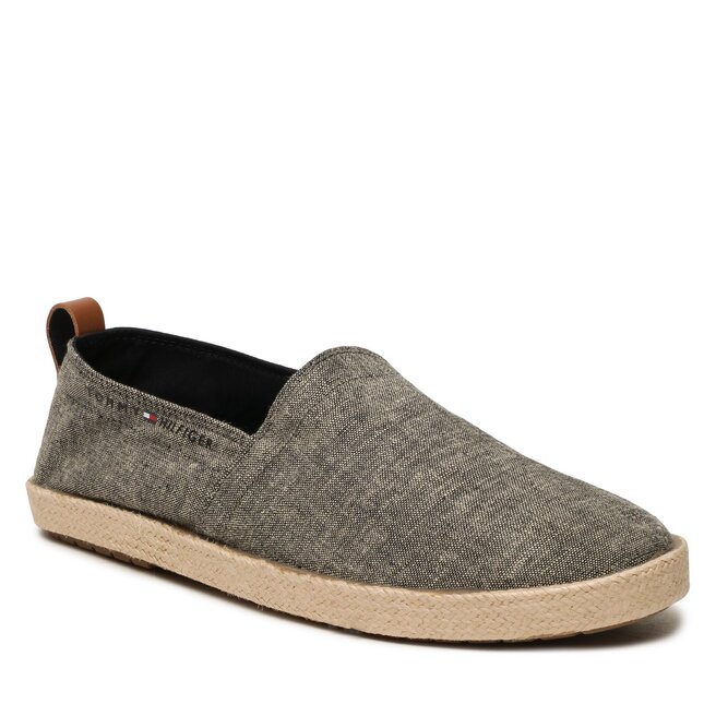Εσπαντρίγιες Tommy Hilfiger Th Espadrille Core Chambray FM0FM04451 Black BDS