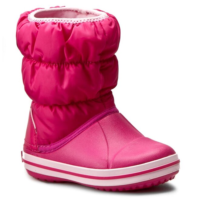 Μπότες Χιονιού Crocs Winter Puff Boot Kids 14613 Candy Pink
