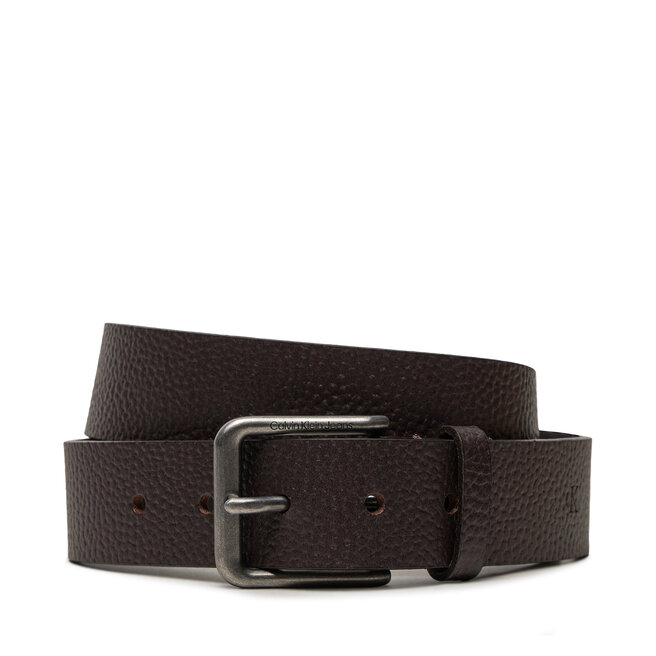 Pasek Męski Calvin Klein Classic Casual - Brązowy