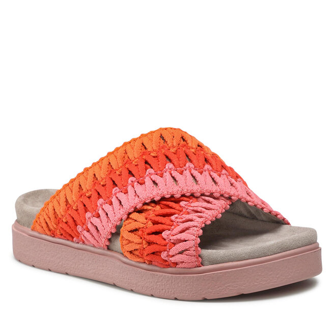 Inuikii Чехли Inuikii Knitted Crossed 70104-087 Orange