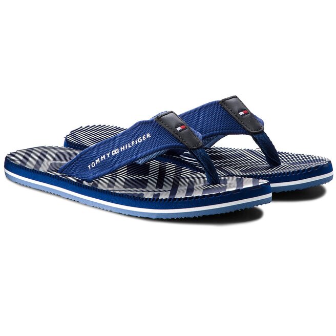 Tommy hilfiger corporate stripe beach sandal hot sale