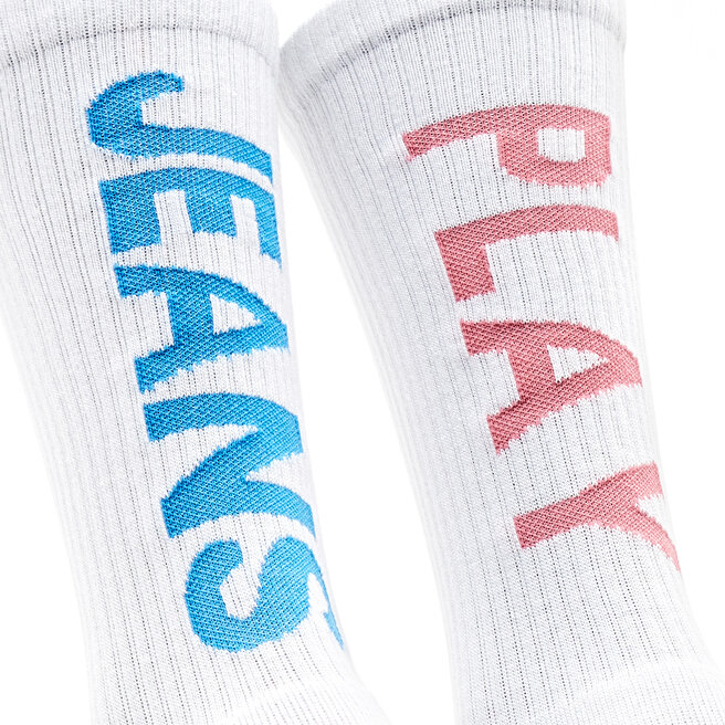 Tommy Jeans Set de 3 perechi de șosete medii unisex Tommy Jeans 701221224 White 001