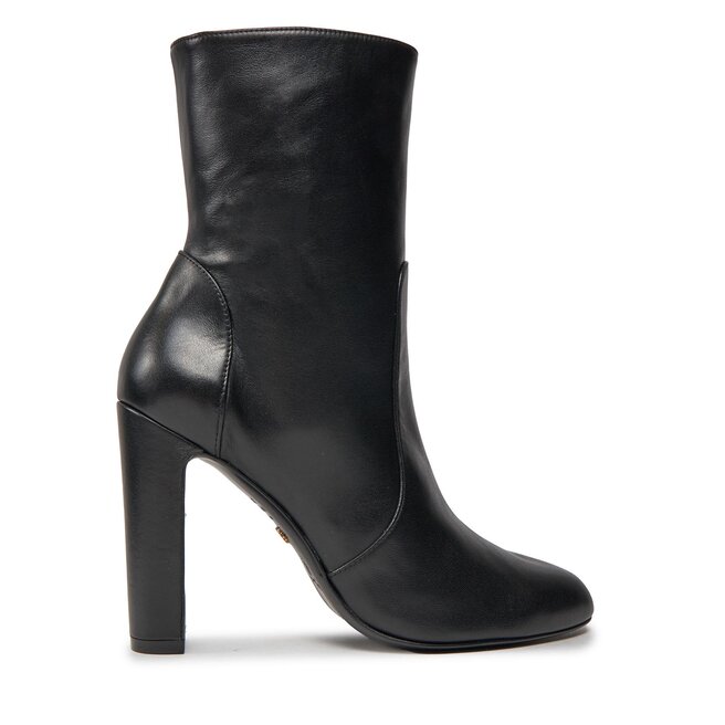 Botki Stuart Weitzman Vida 100 Zip Bootie - Czarny