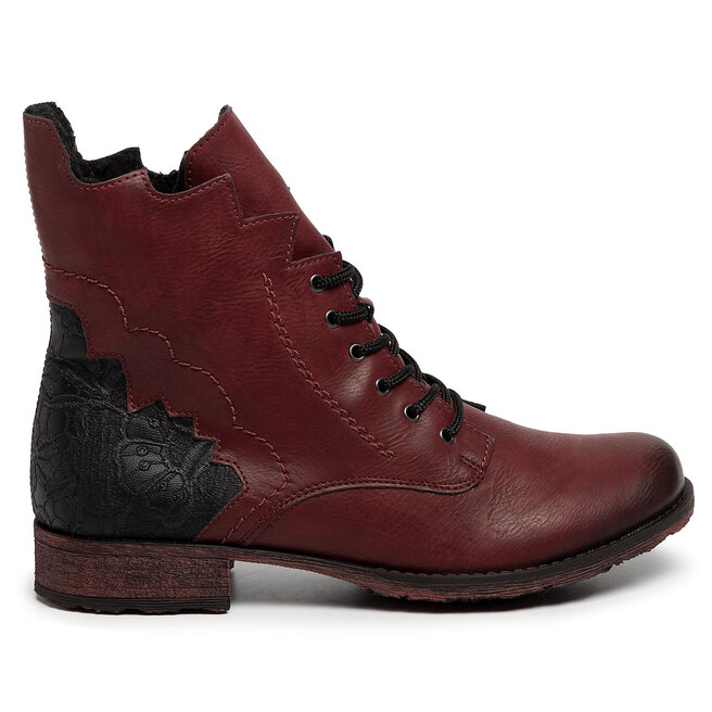 Rieker Čizme Rieker 708G4-35 Red Combination
