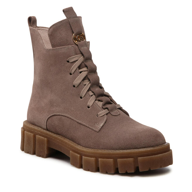 Karino Туристически oбувки Karino 4388/008-P Ciemny Beż/Welur