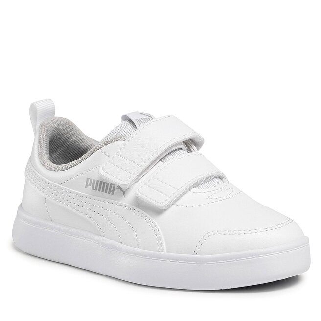 Puma Сникърси Puma Courtflex v2 V Ps 371543 04 Puma White/Gray Violet