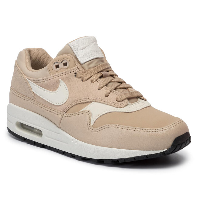 Chaussures Nike Air Max 1 Prm 454746 209 Linen/Pale Ivory/Summit/White •  Www.chaussures.fr