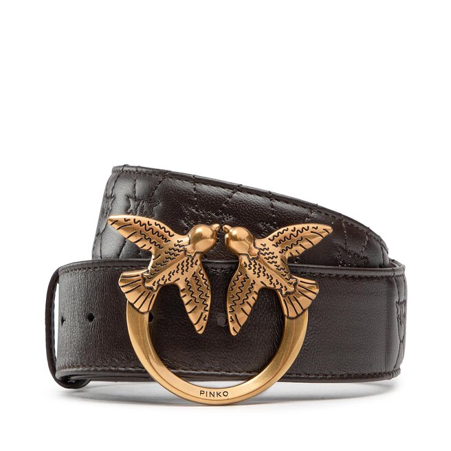 Curea de Damă Pinko Love Puff Birds H4 Belt AI 22-23 PLT01 1H213J A083 Brown L72Q 1H213J imagine noua gjx.ro