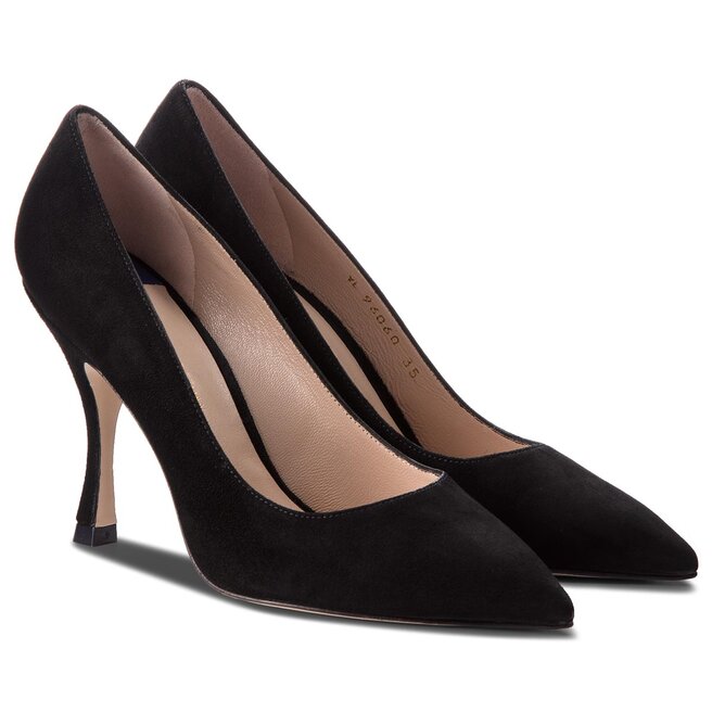 Szpilki Stuart Weitzman Tippi 95 YL96060 Black Suede eobuwie .pl