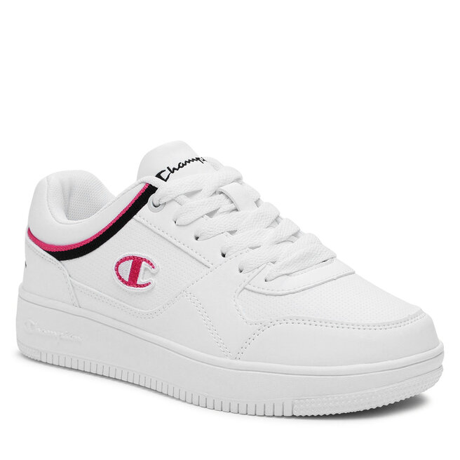 Champion Sneakersy Champion Rebound Low Low Cut Shoe S11469-WW015 Wht/Nbk/Fucsia