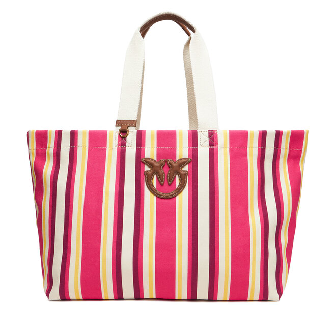 Torebka PINKO Shopping Bag Extra PE 25 PLTT 104754 - Różowy