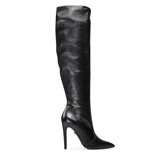 Solo Femme Kozačky Solo Femme 14404-01-L14/000-12-00 Černá
