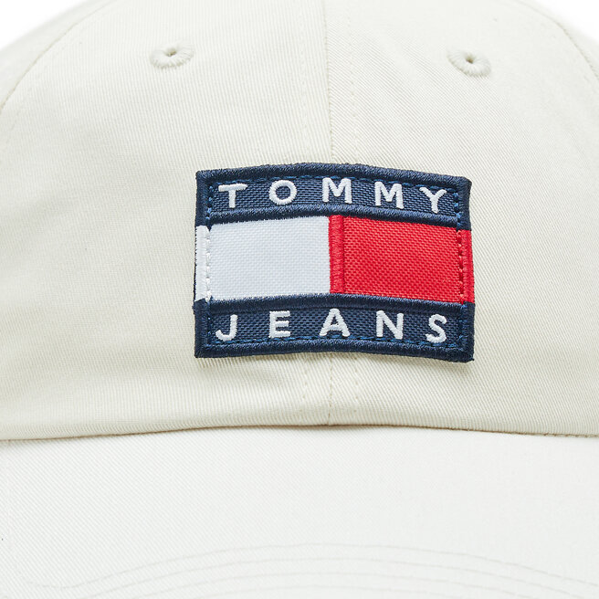 Tommy Jeans Kšiltovka Tommy Jeans AM0AM09000 Ancient White YBL