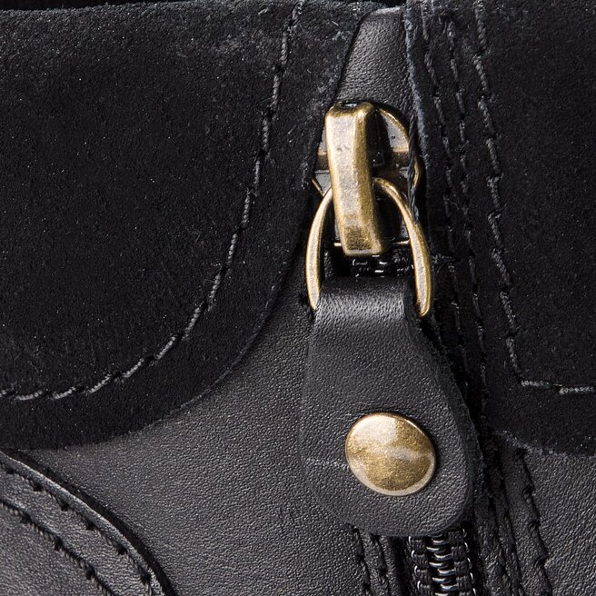 Botki Clarks Emslie Twist 261373534 Black eobuwie .pl