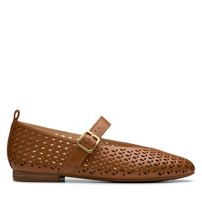 Półbuty Clarks Fawna Jane - Brązowy