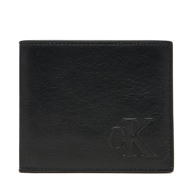 Duży Portfel Męski Calvin Klein Ck Ew Billfold W/ Coin - Czarny