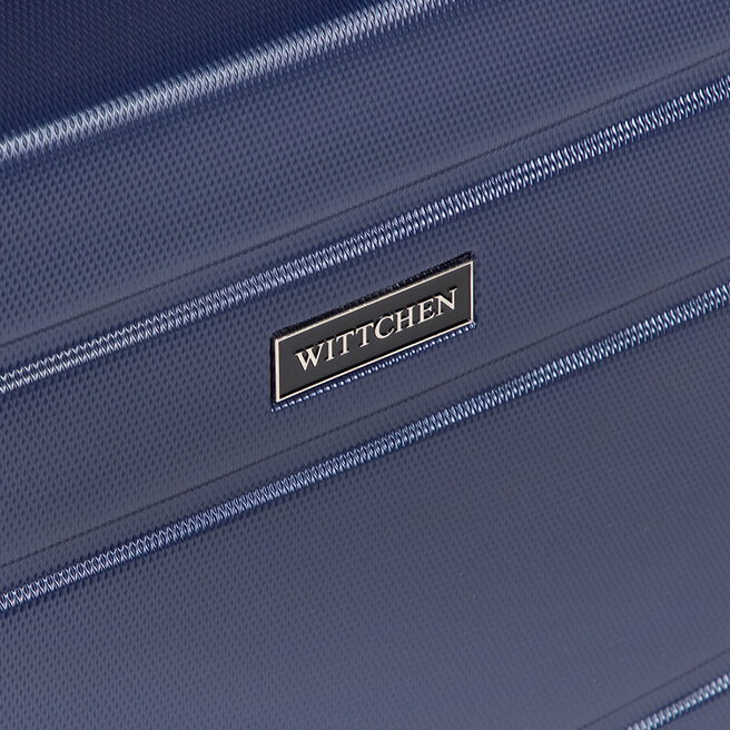 Wittchen Мала тверда валіза Wittchen 56-3A-651-90 Cиній