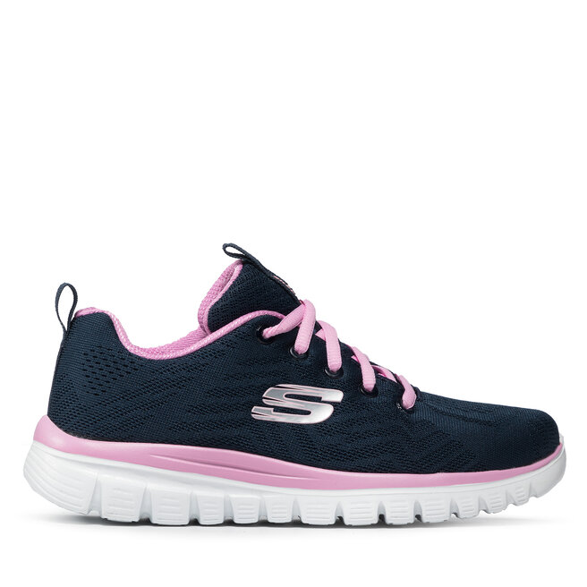 Skechers Pantofi Skechers Gel Connected 12615/NVPK Nvy/Pnk
