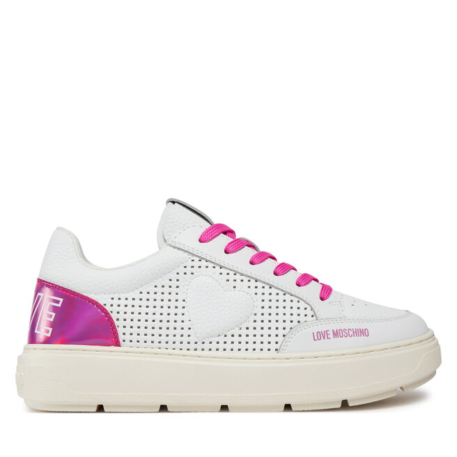 Sneakersy LOVE MOSCHINO - Biały