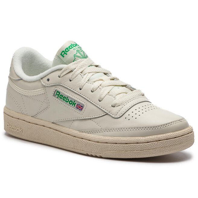 Pantofi Reebok Club C 85 BS8242 Chalk Green White Red epantofi.ro