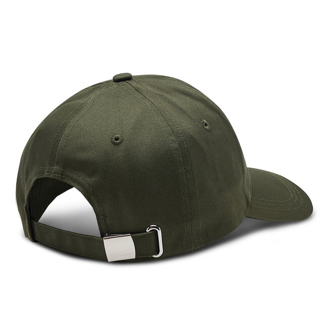 Calvin Klein Cap Calvin Klein Leather Lettering K50K509661 Dark Olive GRN