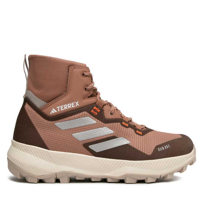 Trekkingi adidas TERREX WMN MID RAIN.RDY Hiking Shoes - Brązowy