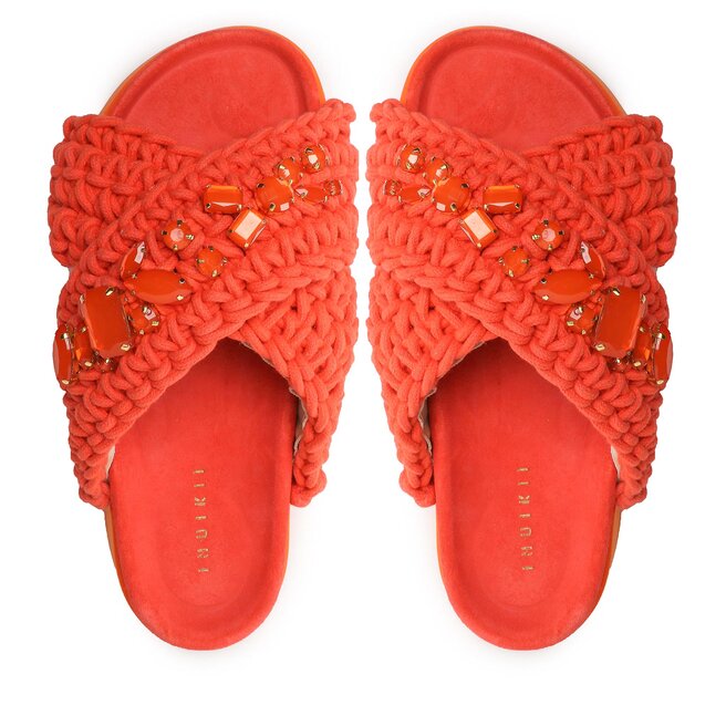 Inuikii Чехли Inuikii Woven Stones 70103-106 Orange
