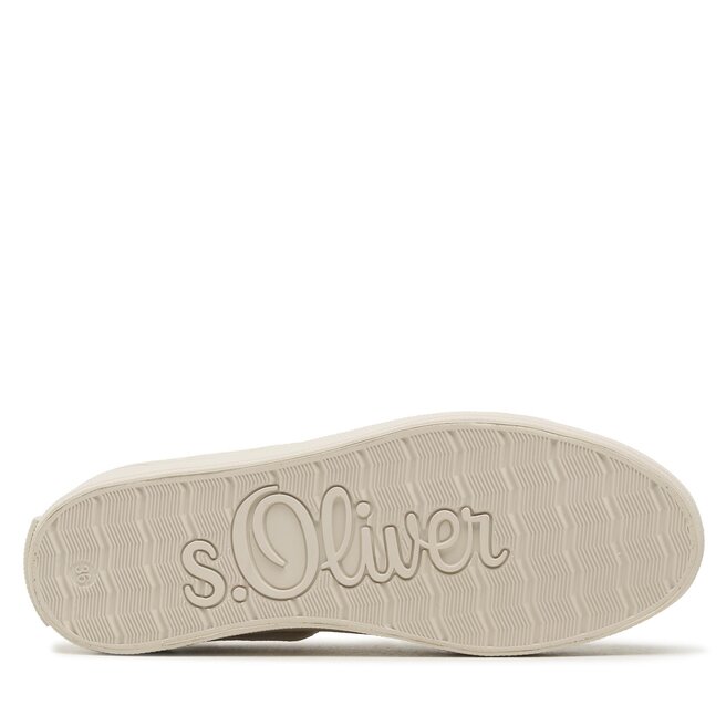 s.Oliver Stivaletti con plateau - taupe/beige