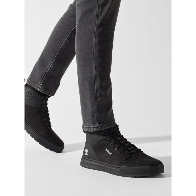Timberland Ghete Timberland Maple Grove Sport Mid TB0A2DJQ0011 Black Nubuck