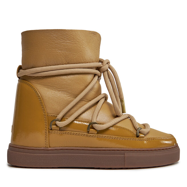 Śniegowce Inuikii Gloss Wedge - Beżowy