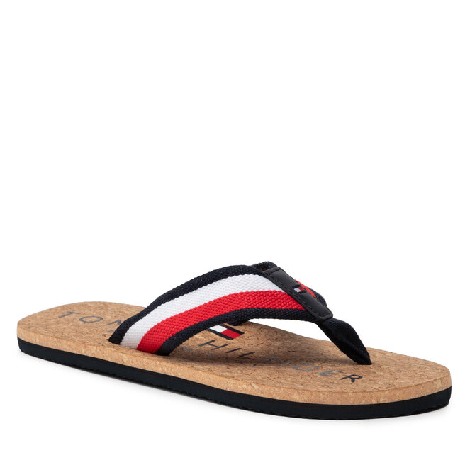 Flip flop Tommy Hilfiger Cork Beach Sandal FM0FM03986 Rwb 0GY 0GY