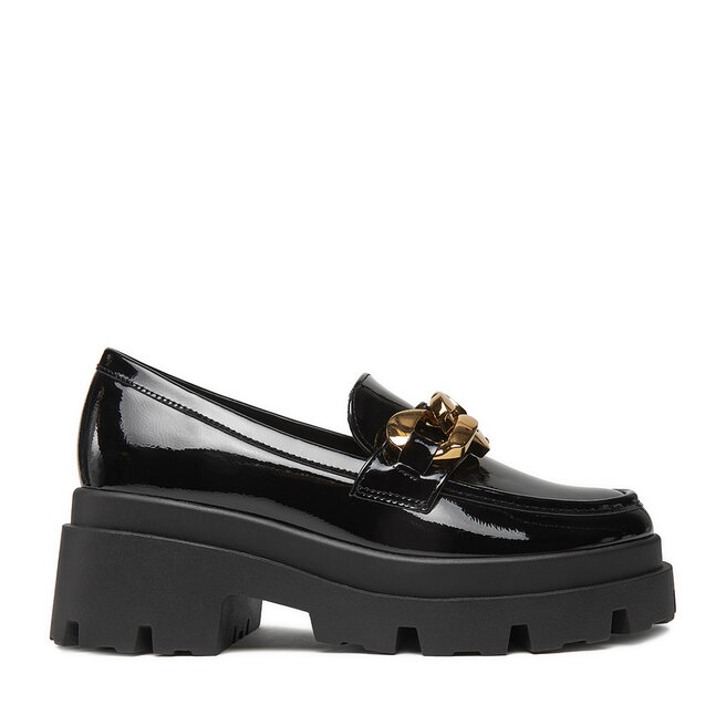 Loafersy DeeZee 8-409-1 Czarny - kobiece