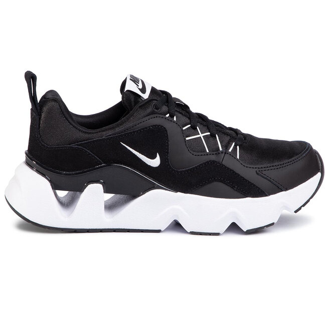 nike ryz black and white