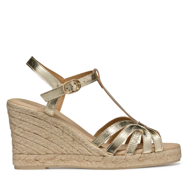 Espadryle Geox D Gelsa D55TPA 000CF - Złoty