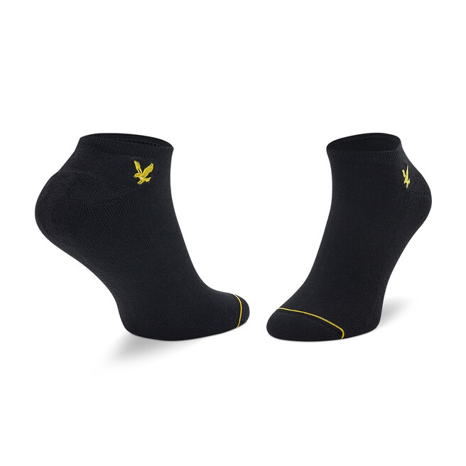 Lyle & Scott Súprava 3 párov vysokých ponožiek unisex Lyle & Scott Ross 5193 Bright White/Grey Marl/Black