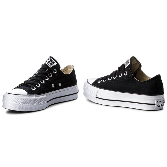 Converse Plátěnky Converse Ctas Lift Ox 560250C Black/White/White