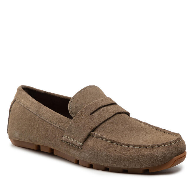 Mocassins Clarks Oswicki Bar 261668047 Dark Sand Suede chaussures