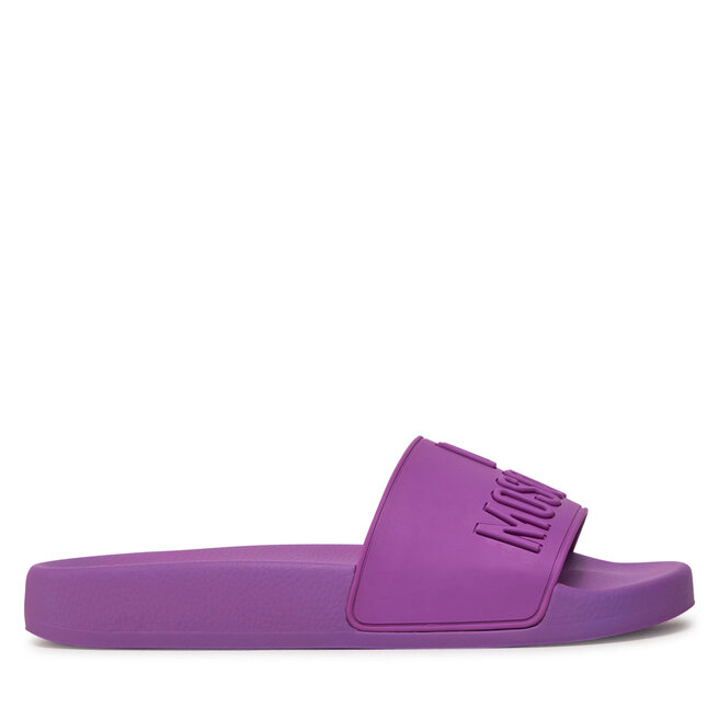 Klapki LOVE MOSCHINO - Fioletowy