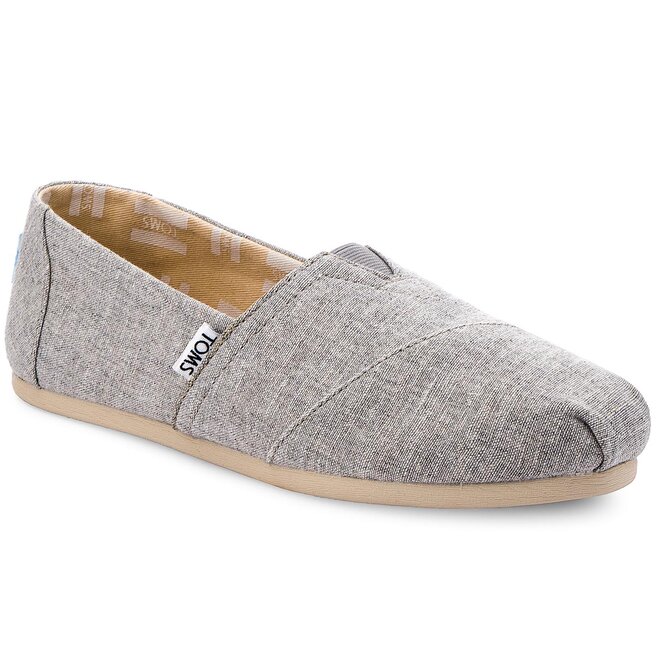 Toms drizzle grey hotsell slub chambray women's classics